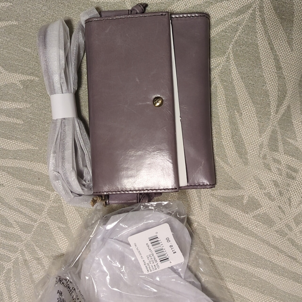 Bemuse Leather Crossbody Bag-Lavender